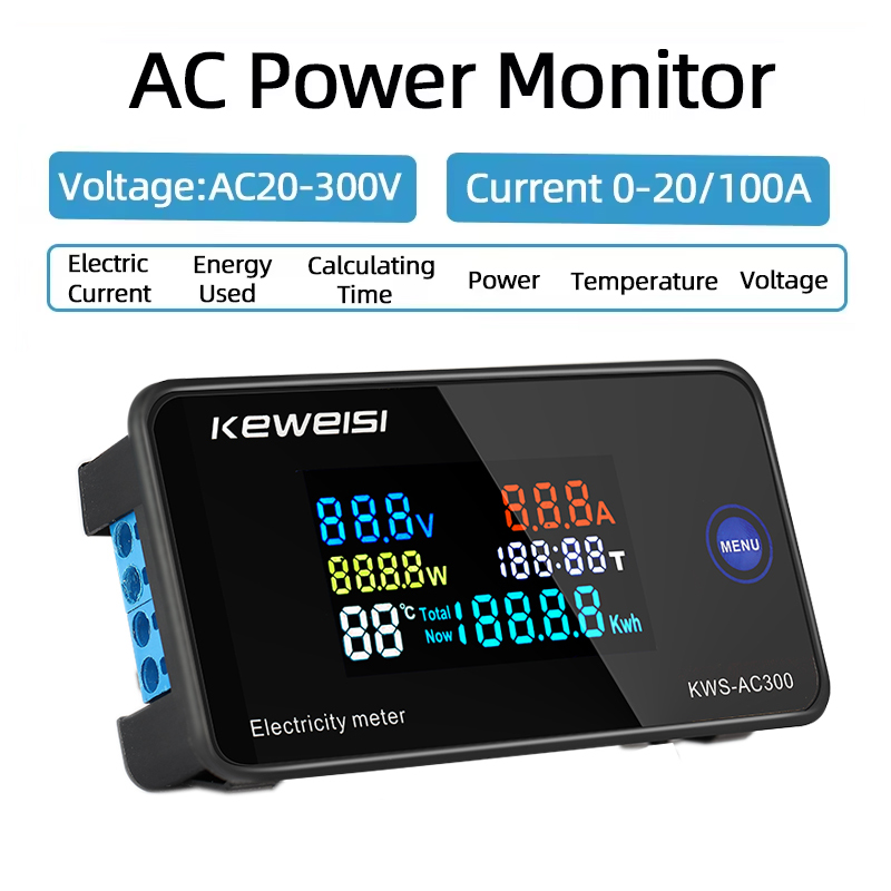 Renewable Energy Demonstration Kit - KWS-AC300 التيار المتناوب 50-300 فولت الفولتميتر