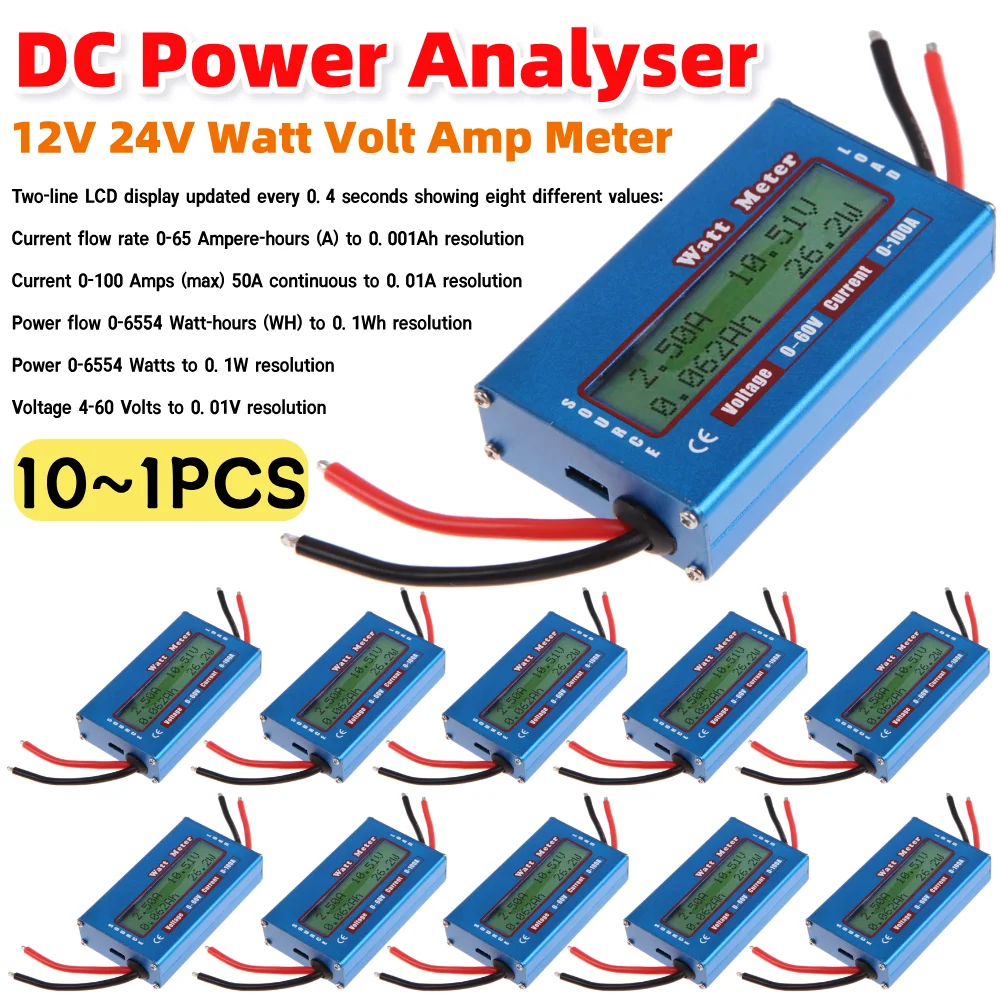 Renewable Energy Demonstration Kit - 10-1 قطعة تيار مستمر محلل الطاقة